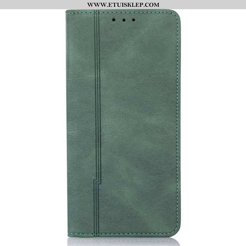 Etui Na Telefon do Xiaomi Redmi Note 11 Pro Plus 5G Etui Folio Stylowa Skórzana Linia